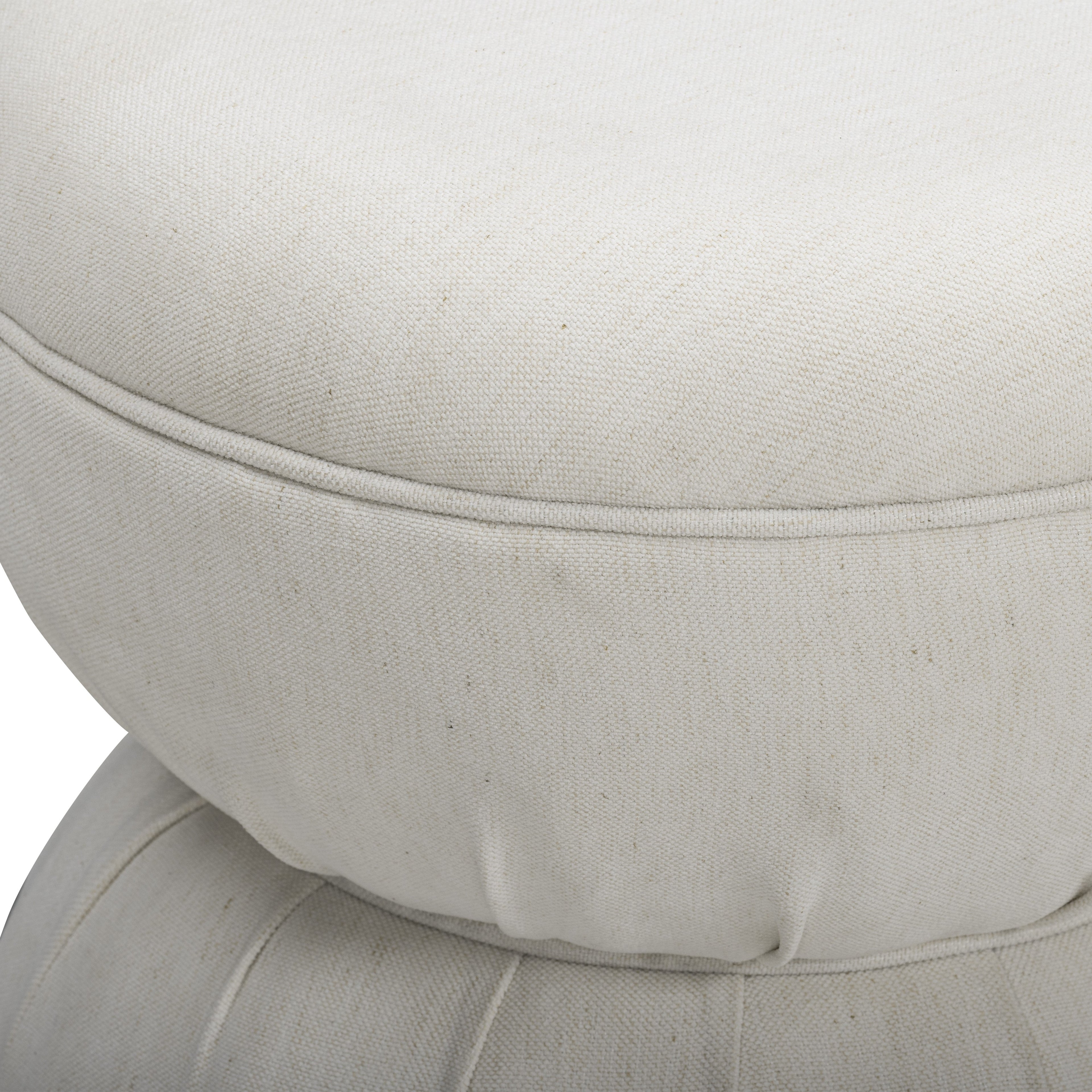 Tomlin Ruched Performance Fabric Game Ottoman