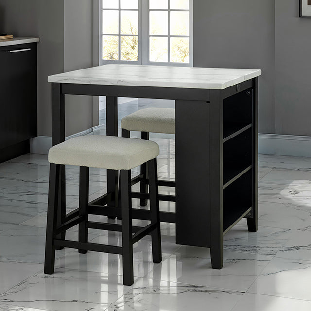 Chalcedony 3 Pc Dining Table Set