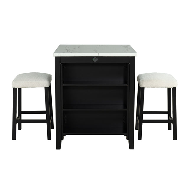 Chalcedony 3 Pc Dining Table Set