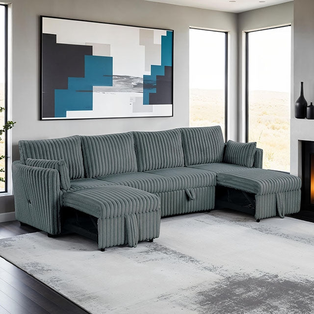Denholme U-Sectional with Pull Out