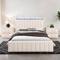 Farese Queen Bed with 2 Nightstands