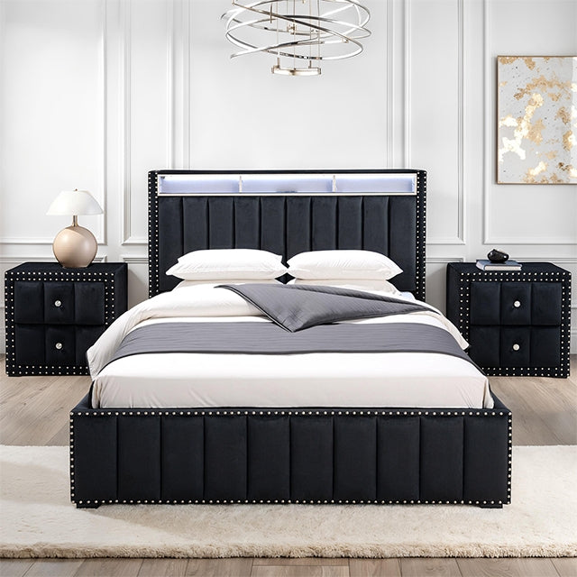 Farese Bed w/ 2 Nightstands