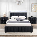 Farese Bed w/ 2 Nightstands — SL7001BK Queen