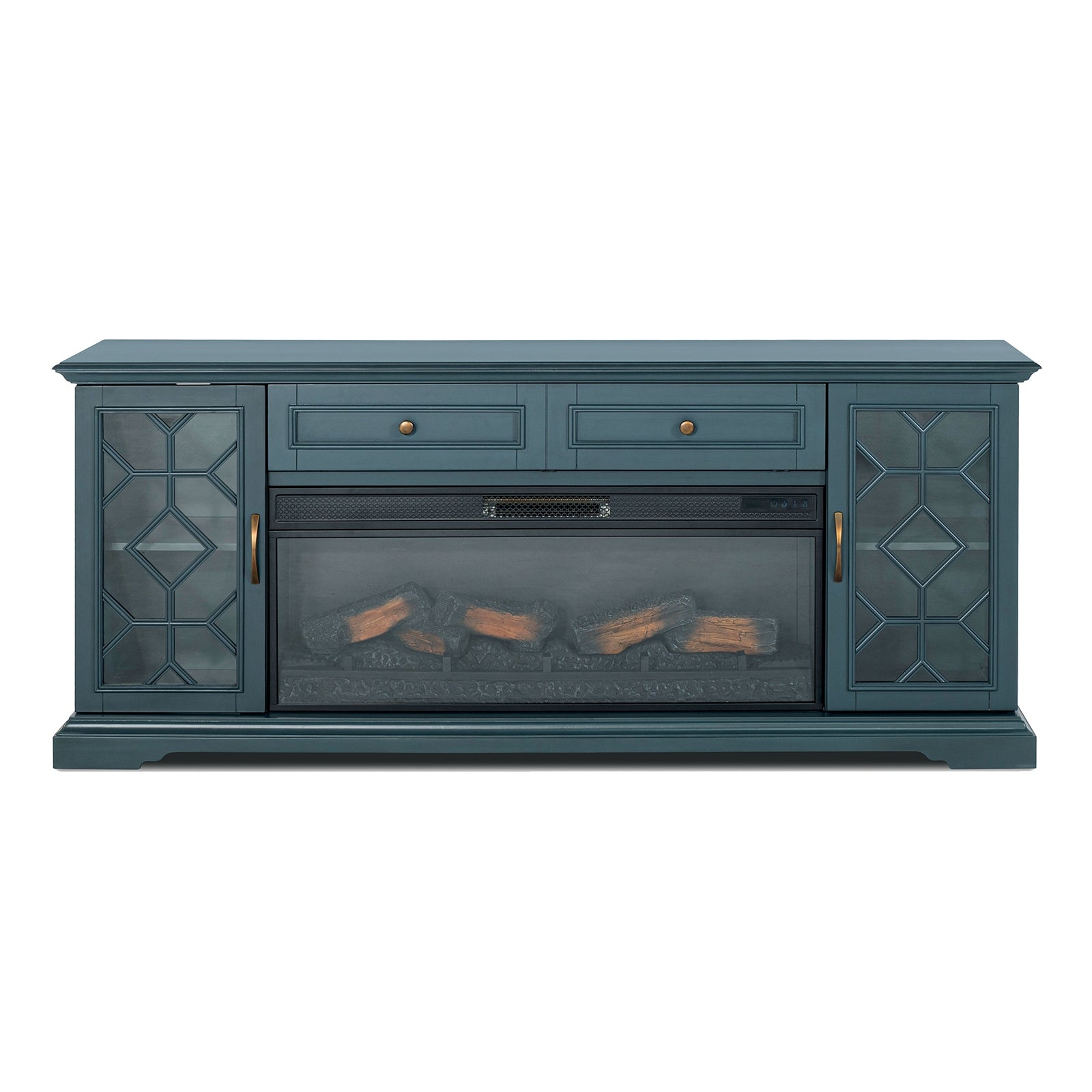Fidel 74'' Tv Console with Electric Fireplace